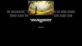 Matthew 19:1-7 (WEB) &mdash; Verbatim Bible Reading | The Luminous Veil #shorts