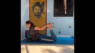 Backbend with yoga blocks #yoga #backbendyoga #yogashorts