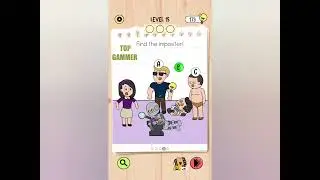 Brain Test 5 level 15 &ndash; all parts gameplay walkthrough solution