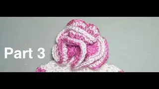 Part 3. Beginner Hat Topper / Pom Pom in Slow Motion.