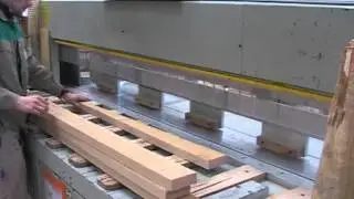 MZ Project - PADE - solid wood ripping machine in real furniture production