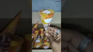 yummy strawberry cornetto cone icecream unboxing #trending #viralshort #ytshort #strawberry #vanilla