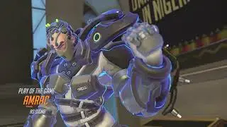 Sigma POTG on Numbani #blizzard #overwatch2 #overwatch2gameplay #videogames