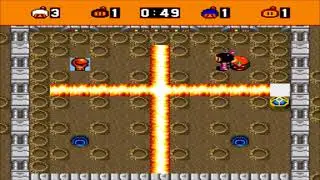 Super Bomberman Level 11 Warp Zone Hard Mode