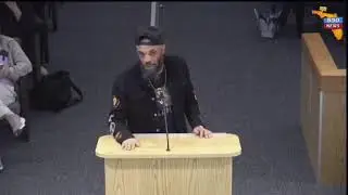 Jermaine J Williams  addressing City Council on Baptist Legacy Campus 