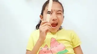 how to make a microscope with 10 materials only.#veda sam channel
