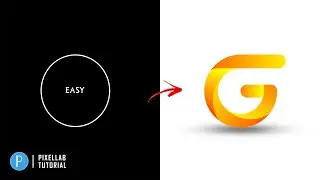 Logo Design in Pixellab | G Letter Logo Design | Sk Graphics Studio