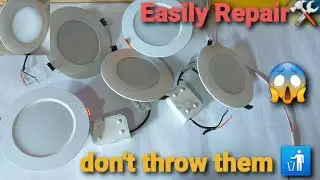 how to repair concealed ceiling light at home |easily repair for free #led #light #repair #free #diy