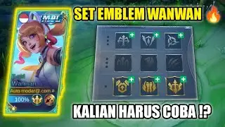 SET EMBLEM WANWAN SAKIT BANGET KAH‼️ KALIAN HARUS COBA - Mobile Legends Bang Bang