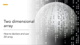 BeezMind C++ Programming - Two dimensional array