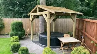 Outdoor Jacuzzi Gazebo Ideas