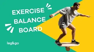Balance board with a roller &ndash; Exercise wobble board for kids & adults | leg&go
