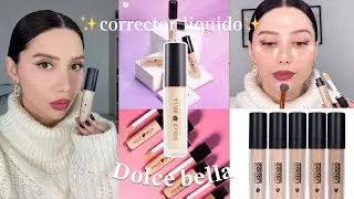 Probando el corrector líquido de DOLCE BELLA 💄| maquillaje COLOMBIANO dolce bella | @aletorres_ 👩🏻