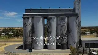 Australia 4K Drone & Gimbal Camera Video | Coonalpyn Silo Mural | DJI Mavic 2 Pro & Pocket2（オーストラリア）