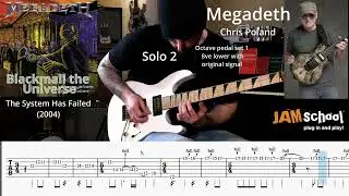 Megadeth Blackmail The Universe Chris Poland Guitar Solo with TAB