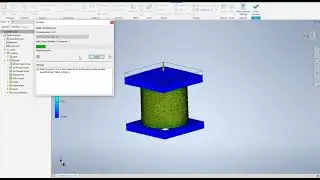 Autodesk Inventor : Compression Test Simulation / Stress Analysis