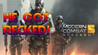 Modern Combat 5: Blackout PC - 1V1 Match - W/RecklessGamers!!!
