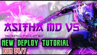 ASITHA-MD NEW 2025 BOT DEPLOY📍| Create Your Own whatsapp bot Free deploy ✅ Whatsapp Bot Deploy new