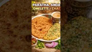 Paratha andaomlate #paratha #omlette #food #tastewithsaif #cooking #paratharecipe