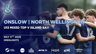 Onslow North Wellington U13 Mixed TDP v Island Bay Match Highlights