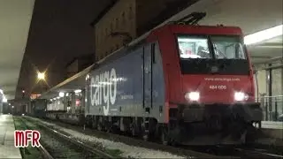 E484 006 SBB CARGO ed E483 314 AKIEM di MERCITALIA RAIL arrivano e partono da PISA CENTRALE.