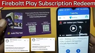 fire boltt gaana subscription | fire boltt Play &  gaana subscription voucher use