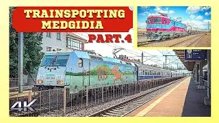 [4K] Activitate Feroviara / Railway Activity in Medgidia Part.4 | Trenuri | June 5th, 2021