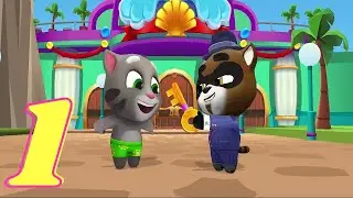 Talking Tom Pool Game - Android,ios Gameplay All Levels Part 1