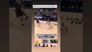 Who won Dunk of the Night? #nbabasketball #dunks #dunkofthenight #dunking #nbaplayers #nbateams