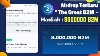 BIT2ME X COINMARKETCAP AIRDROP 2022 🔥 GET REWARD 800000000 B2M TOKEN🔥