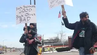 Snap Shots of a Protest: No more Black Olives on Taco Dip!