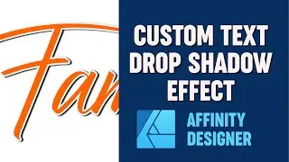Custom Text Drop Shadow in Affinity Designer