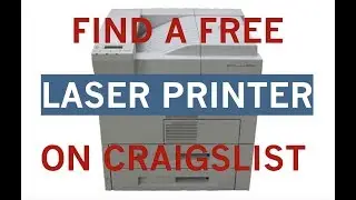Find an 11x17 Laser Printer on Craiglist for Almost Nothing!