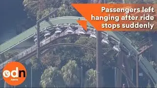 Passengers left hanging after ride stops suddenly
