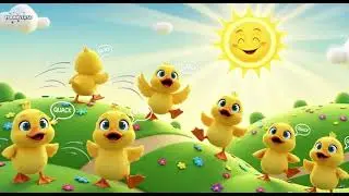 Six Little Ducks &ndash; Cartoon Song for Kids to Play and Sing