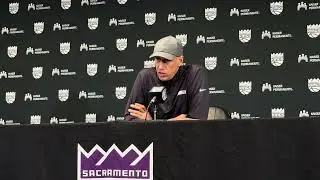Doug Christie addresses Malik Monk trade rumors following Kings 136-127 loss to the Pistons