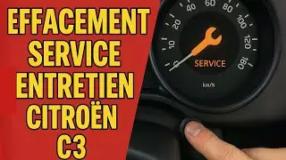 Effacer VOYANT SERVICE C3 proc&eacute;dure manuelle en 1 minute