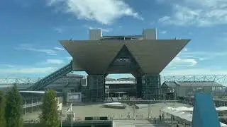 Traveling Monorail  in japan || shimbashi-tokyo big site 👉🙏🏻🫶🥰#monorail #transportation #japanlife