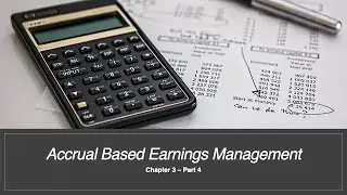 Discretionary Accruals Calculation Chapter 3 - Part 4