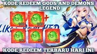 Kode Redeem Gods And Demons Legend Juni 2023 ! Gift Code Gods And Demons Legend Terbaru Hari Ini