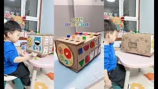 [DIY HANDMADE] Làm đồ chơi phát triển trí tuệ cho bé bằng bìa Carton