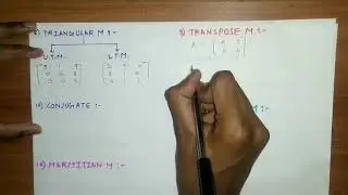 Introduction to types of  matrices (sem-IV EXTC Engineering)