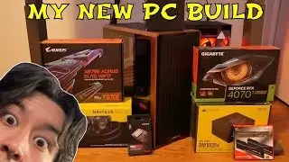 BUILDING MY NEW GAMING PC IN 1 MINUTE AND 25 SECONDS! | 4070 Ti SUPER | THIS THINGS A BEAST!