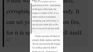 THE POWER OF TONGUE AND SPOKEN WORDS. SELF-CONTROL. GODLY LIVING! (James 3:2-10)