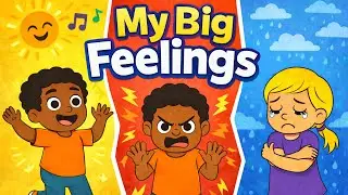 My Big Feelings! | Fun Song About Emotions for Kids 😃😢😡 | Learn Emotions With Music! 🎵