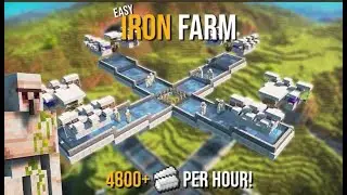 I build a iron farm in minecraft servival  | sk kingdom |