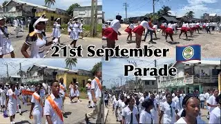 Independence parade in Belize city 2023