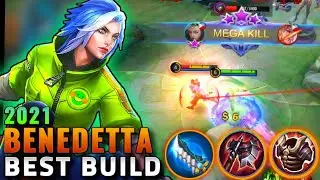 Brutal Core Benedetta | Benedetta Best Build 2021 | Benedetta Top 1 Global Build - MLBB