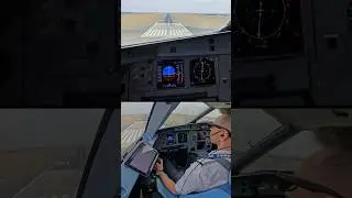 No GPS! A320 VOR approach and landing #shorts #aviation