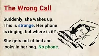 Learn English through Stories Level 3 ⭐ Wrong Number | Improve your English | English Audio Podcast